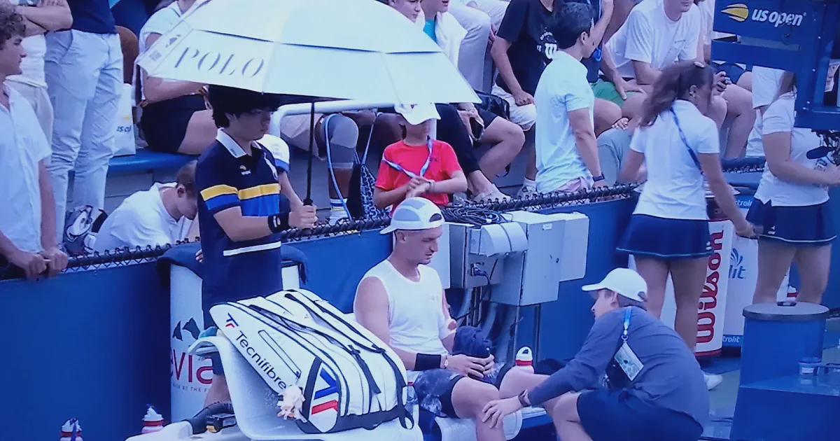 Джокович выпил таблетку в первом круге US Open