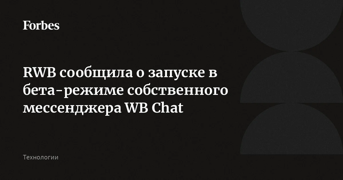 Конкурент Telegram и Max? Wildberries запустила собственный мессенджер — WB Chat