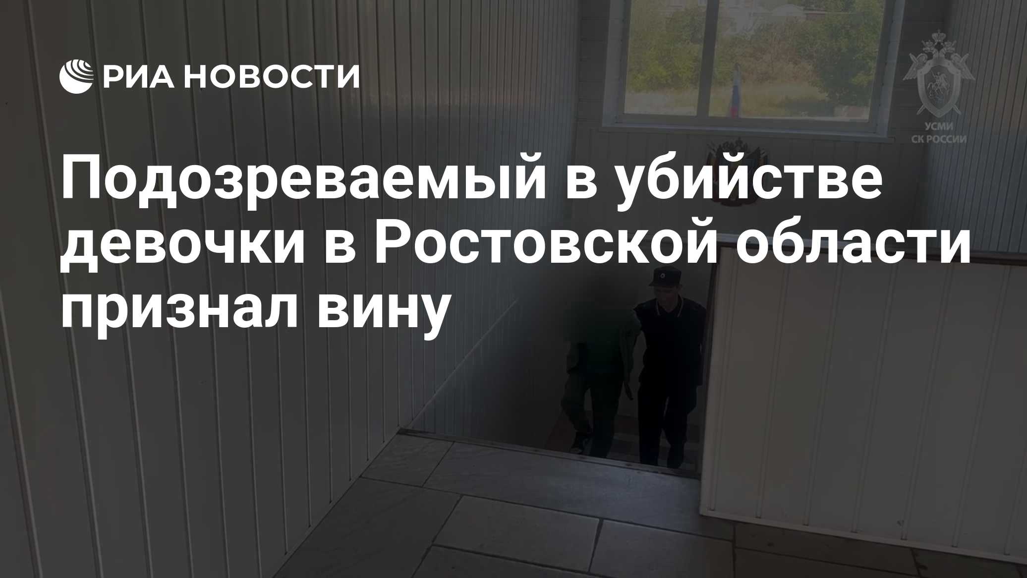 Подозреваемый в убийстве 14-летней девочки в Ростовской области признал вину
