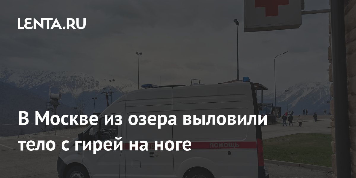 ТАСС: в Москве в Серебряном бору в озере нашли тело мужчины с гирей на ноге