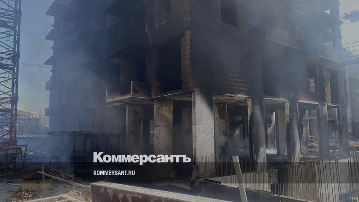Умер один из пострадавших при пожаре на стройке в Омске