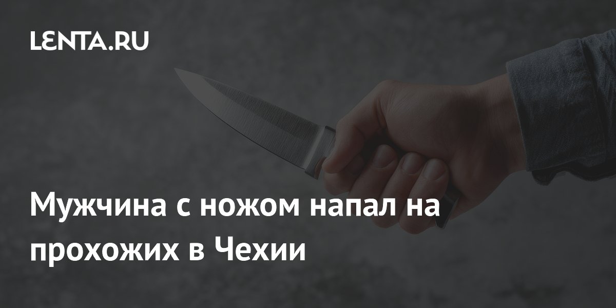 В Чехии мужчина напал с ножом на людей