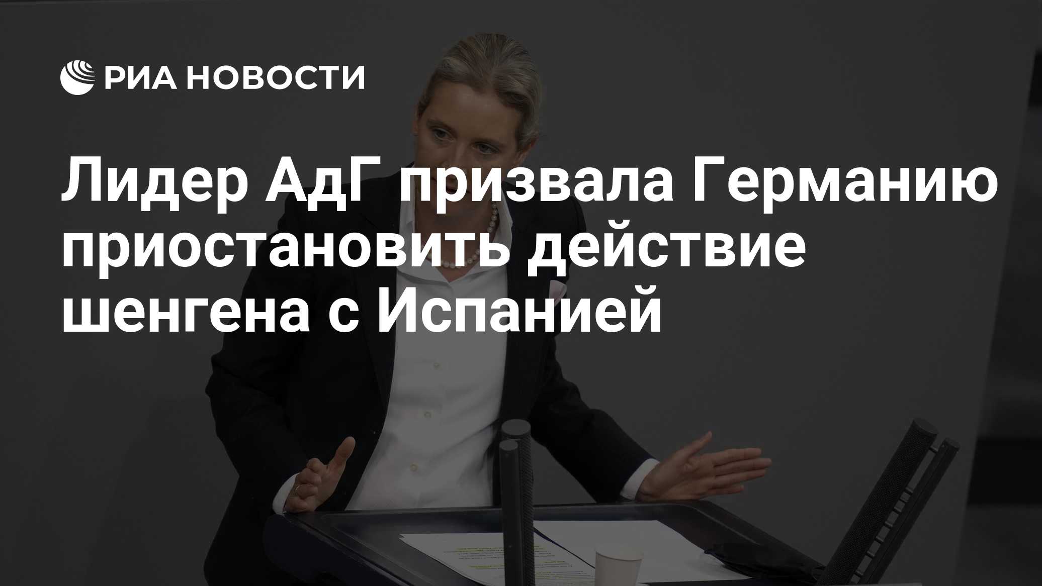В Финляндии призвали Европу поддержать приостановку Шенгена с Испанией