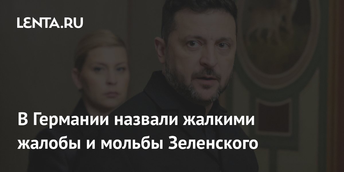 В Германии назвали жалкими жалобы и мольбы Зеленского