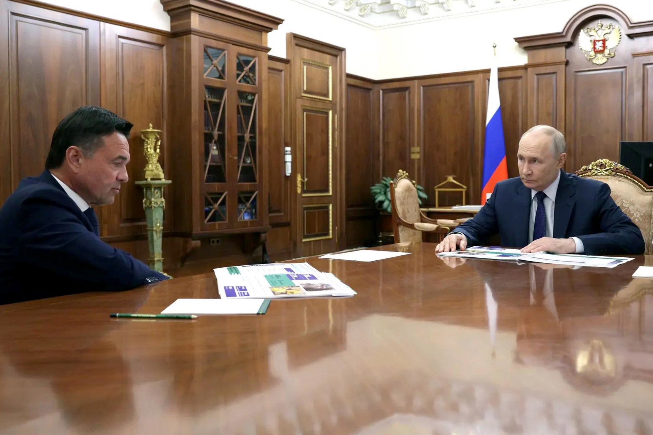 Воробьев доложил Путину о проектах в Подмосковье