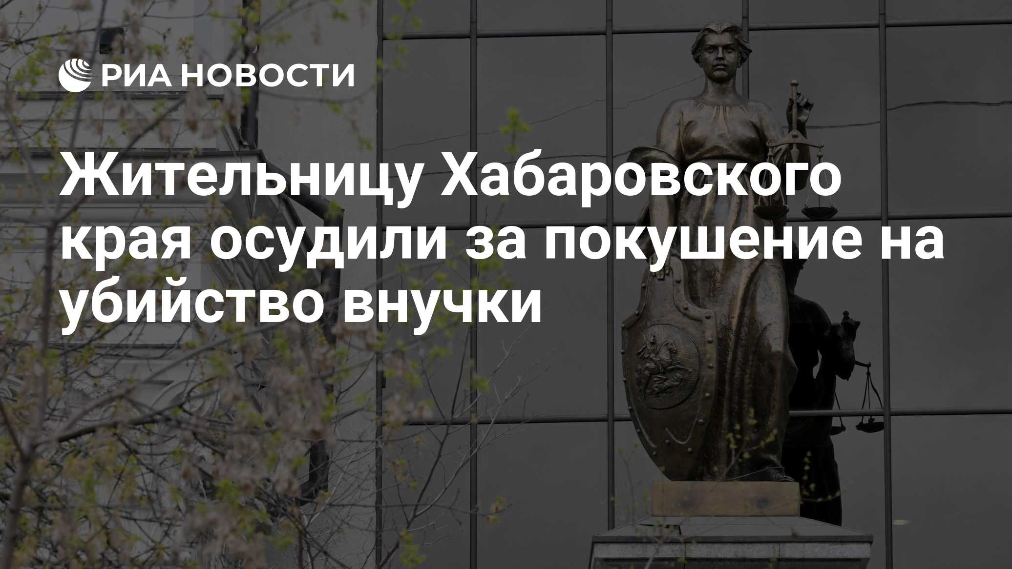 Жительницу Хабаровского края осудили за покушение на убийство внучки